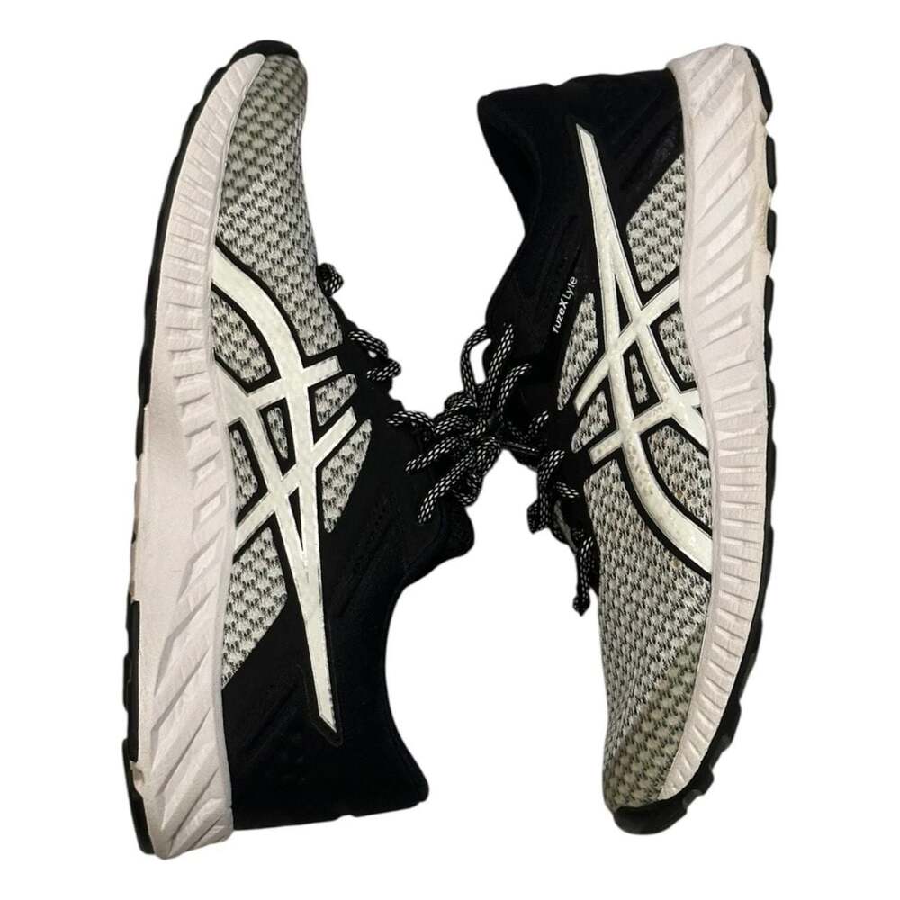 ASICS fuzeX Lyte 2 Women's Running Shoes, Black and White, Style T769N - Sz 7.5 - Picture 5 of 8